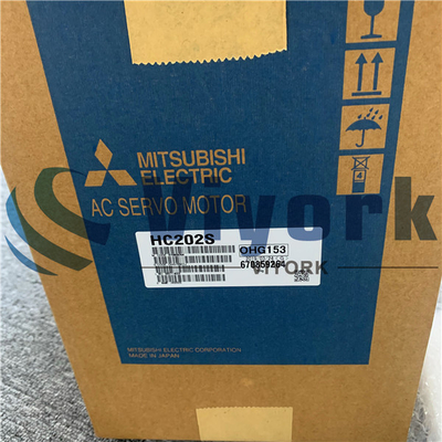 Mitsubishi HC202S-A42 AC SERVO MOTOR 2.0KW 2000RPM พร้อมตัวเข้ารหัสแบบสัมบูรณ์ใหม่