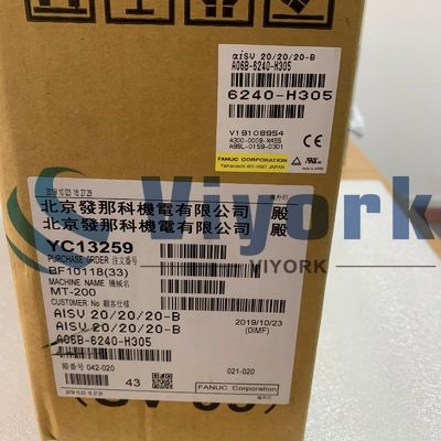 Fanuc A06B-6240-H305 SERVO AMPLIFIER 200-240VAC 50/60HZ 3PHASE 6.5A NEW