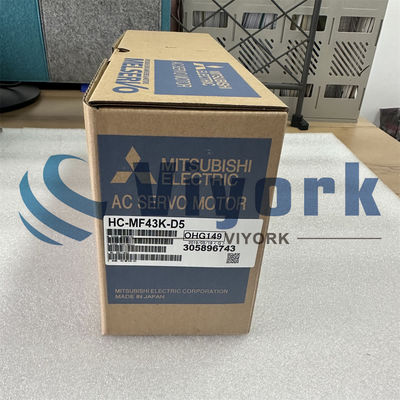 Mitsubishi HC-MF43K-D5 AC SERVO MOTOR 400W 3000RPM 2.8A 122V NEW