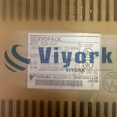 Yaskawa SGDA-04AS AC SERVO DRIVE 0.53HP 200V 400W USED